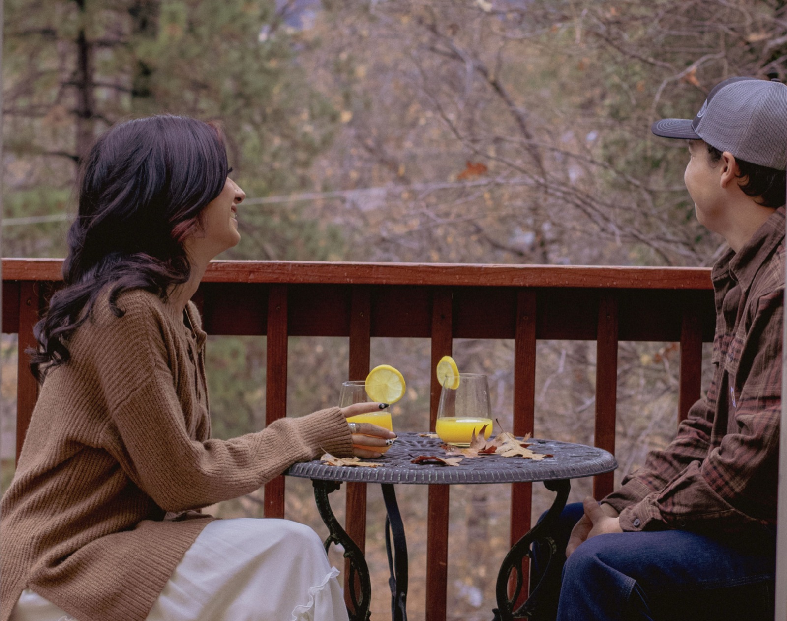 Couple on the deck